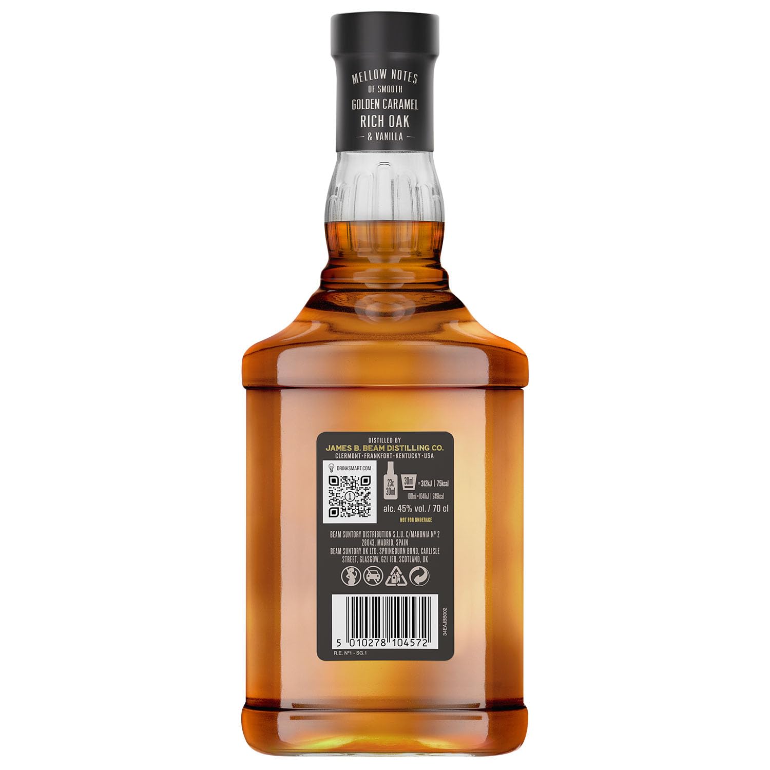 Jim Beam Black Extra Aged Kentucky Straight Bourbon Whiskey, 750ml